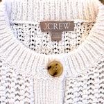 J.Crew Like New Cropped Cardigan Textured Pointelle White Size XS Photo 1
