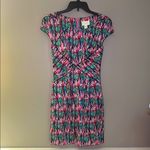Zac Posen  Silk Multicolor Abstract Print Dress Size 4 Photo 1
