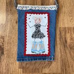 Handmade Western Cowgirl Sm Denim Shoulder Bag GUC OS Photo 0