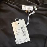 Ecru . Black Dress Ruffle Hem NEW Small Photo 5