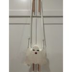 Betsey Johnson  Ghost Purse White Glitter Crossbody Bag Halloween XOBOO kitsch Photo 8