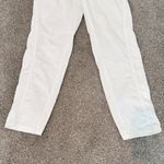 Chico's Chico’s Mid Rise Straight Leg Pants in White Coastal Casual Beachy Size 6 Small Photo 2