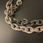 Chain Glittery Infinity Statement necklace Tri Photo 2