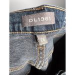 DL1961  Emilie Straight‎ Leg Jeans Size 26 Dark Wash Split Hem Photo 4