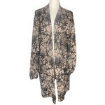 Peruvian Connection  Pima Alpaca
Blend Long Cardigan Black Beige
Print XL Photo 2