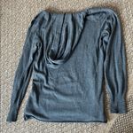 Gap Body Women’s Grey Knit Hoodie Size Large Gray Photo 6