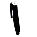 Reformation Black Nostra One Shoulder Slit Maxi Dress Size Large Photo 1