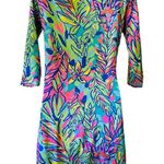Lilly Pulitzer  Palmetto Henley Tee Shirt Dress Hot Spot Photo 3