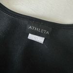 Athleta black fleece lined sleeveless tank athletic a line dress L layering gorp Photo 2