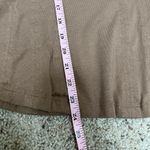 Good American tan cocoa brown top cap sleeve tee sz L Photo 5