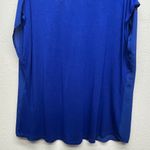 INC Womens Top 3X Mix Media Business Casual Workwear Office Career Party Event Blue Photo 6