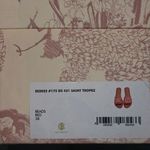 De Siena Saint Tropez Sandals in Red Slides Leather & Beads Red Size 7 Photo 5