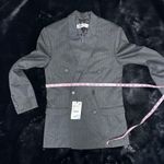 ZARA pinstripes double breasted black pantsuit Photo 3