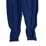 Nike Vtg 90s ladies navy blue cotton athletic lounge pants size 24”medium Photo 2