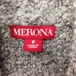 Merona Womens Sweater Size S Carcoat Car Coat Gray Vintage Look Slubby Knit NEW Photo 3