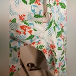 Charter Club  Women's Petite Printed Bristol Capri Jeans White Tropical Toucan Photo 9