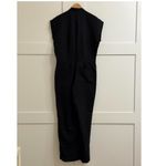 FIGS Rafaela Cargo Wide Leg ScrubJumpsuit in Black, Size Medium Photo 10