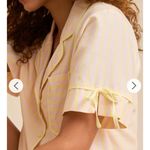 Altar'd State NEW Altar’d State Butter Yellow and Pink Striped Lounge Set Size XXL NWT Photo 6