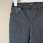 DKNY JEANS | Charcoal Gray Faux Leather Embellished Skinny Pants Sz XS Photo 2