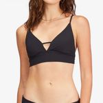 Billabong Women's Sol Searcher V Neck Cami Bikini Top Black Size XS NWT Photo 0