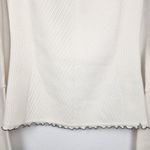 3.1 Phillip Lim  Sweater Cream Size Small Bell Sleeves Square Neckline NWT Merino Photo 2