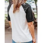 Lovey’s Boutique NEW Here for a Good Time Raglan Graphic T Photo 3