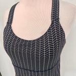 Oiselle  Black & White Chevron Zip Zag Workout Tank Size Small Photo 1