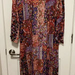 Raga  X Anthropologie Paisley Floral Long Line Kimono Duster Photo 0