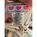 Trixxi Three Pink Hearts Dress M Y2K Fairy Gold Sparkly Babydoll Holiday Party Photo 5