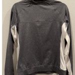 PINK - Victoria's Secret PINK Ultimate Quarter Zip Grey Sweatshirt Photo 2