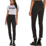 AGOLDE NWT Black Nico High Rise Lim Fit Jeans Cropped Ankle Womens Size 26 Photo 10