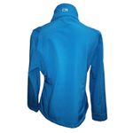 CB Softshell Jacket Full Zip Pockets Athletic Activewear Blue Women's L Blue Size L Photo 3