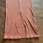 Sundry  by Anthropology Salmon Pencil Skirt W/ Back Slit Lux Rib Adobe Color NWT Photo 3