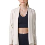 prAna  Women's Cream Open Front Shrug Photo 0