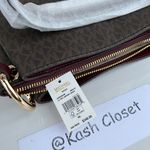 Michael Kors MK Nicole Large Triple Compartment Crossbody- Merlot Photo 10