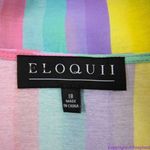 Eloquii NEW  rainbow‎ Stripe Surplice Bodysuit, size 18 Photo 15