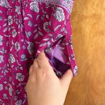 Loft NWT FLORAL RUFFLE SLEEVE MIDI DRESS Photo 3