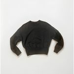 Womens tns TENNIS Crew Neck crochet Cotton Sweater XS Black Photo 1