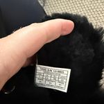 UGG  Black Leather Shearling Isley Waterproof Boots Size 7 Photo 7