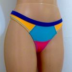 Roxy NWT Color Block Cheeky Bikini Bottoms Size Small Photo 0