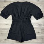 Sweaty Betty  Loren‎ Poplin Romper in Black Size L NWT Anthropologie Photo 5