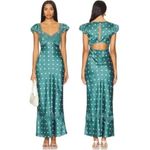 Free People  Butterfly Babe Dress Jade Combo- Small Photo 1