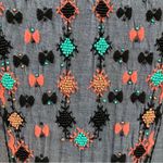 Anthropologie Corey Lynn Calter Ursula Chambray Beaded Embroidered Mini Dress Photo 4