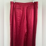 Lafayette 148 New York Scarlet Red Satin Wide Photo 9