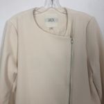 JACK Long Sleeve Zip Up Cream Women's Blazer Size Medium Photo 2