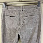 Ann Taylor  Women's Size 8 Beige‎ Paisley Wide Leg Corduroy Pants Career Street Photo 5