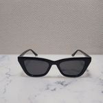 DIFF eyewear Diff x Madi Nelson The Noah Sunglasses Black Grey Polarized Lenses New In Box Photo 1