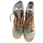 Sorel  Women's Waterproof Winter Boots Tan Grey Lace Up Size 8 Photo 4