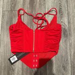 White Fox Boutique Red Game Day Top White Fox Photo 1