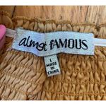 Almost Famous  boho ruffle mustard color 2pc skirt set size‎ large Photo 3